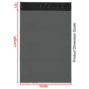 Tự Con Dấu Nhựa Grey Bưu Chính Satchel Dùng Một Lần Chuyển Phát Nhanh Vận Chuyển Quần Áo Túi Cho Lưu Trữ Cho Gửi Thư Và Bao Bì - Product Image 3