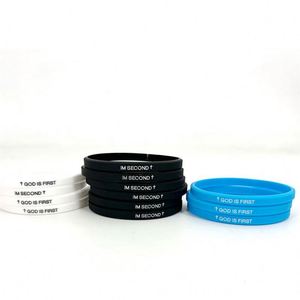 Pulsera de Silicona con Grabado en Relieve y Relleno de Tinta, de Alta Calidad y Precio Económico de Fábrica, Personalizable con Logotipos e Información - Product Image 5