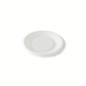 Assiettes alimentaires biodégradables en fibre de canne à sucre (bagasse) blanches à prix compétitif pour les fêtes – Tailles 9''/10''/12'' - Product Image 4