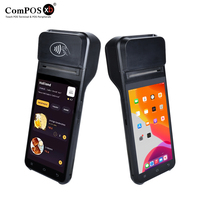 Terminal POS Android 13 con NFC, Bluetooth, GMS, 4G, Impresora Térmica y Escáner de Códigos QR para Caja Registradora