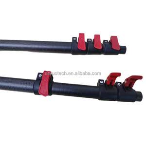 Connecteur de poteau télescopique en fibre de carbone 3K pour nettoyage de gouttières, alimenté en eau, pour ski et autres usages - Product Image 2