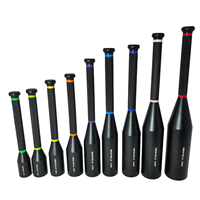 Shandong Newfield Budget Alternative Screw-in Design Clubs en acier noir usiné en 3 pièces avec anneau en caoutchouc de mode 2 pièces
