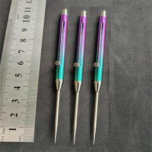 Da campeggio per esterni titaniumstuzzicadenti EDC multiutensile con custodia in metallo Design a molla Push-pull - Product Image 2