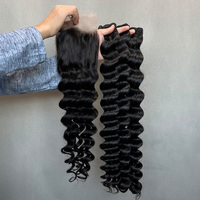 Paquetes de cabello humano de color natural Sdd profundo suelto Entrega rápida Paquetes de cabello indio de 10 a 20 pulgadas de proveedor de India para mujer