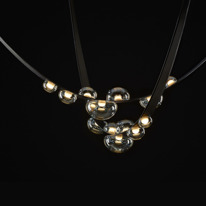 Su misura Gocce <span class=keywords><strong>di</strong></span> <span class=keywords><strong>rugiada</strong></span> in alabastro lampadario in pelle ciondolo per la casa soggiorno camera da letto - Product Image 4