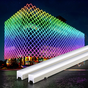 Ngoài trời LED tuyến tính ánh sáng xây dựng Chiếu Sáng IP65 LED tuyến tính bên ngoài mặt tiền không thấm nước trang trí DMX pixels Bar - Product Image 1