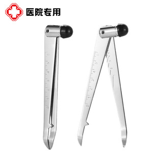 Marteau de percussion médical Tongchen 14 cm en acier inoxydable avec graduations pour examen des réflexes neurologiques - Product Image 1