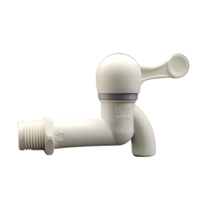 Robinet d'extérieur en plastique blanc de haute qualité pour eau froide, idéal pour cuisine, salle de bain et toilettes - Product Image 1