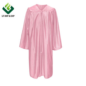 Gorros y vestidos <span class=keywords><strong>de</strong></span> graduación para adultos brillantes rosas Vestido <span class=keywords><strong>de</strong></span> graduación personalizado Batas <span class=keywords><strong>de</strong></span> graduación logo - Product Image 3