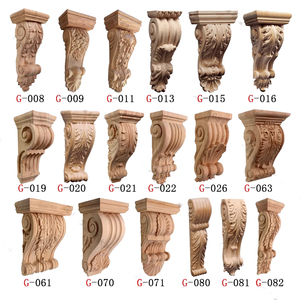 Columnas romanas de nuevo diseño, <span class=keywords><strong>columna</strong></span> romana decorativa para exteriores, chimeneas, ménsula, tallas de León 3D, ménsulas decorativas de madera de ménsula - Product Image 3