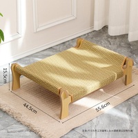 Hamac de luxe pour chat, lit individuel, griffoir, repose-limite surélevé, durable, pour la détente et le repos