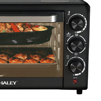 HALEY 25L 2000W Grille-pain électrique à convection Contrôle du four Prise américaine Plaque de cuisson pour usage domestique en extérieur