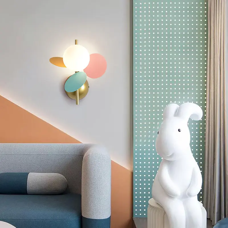 장식 디자인 미니멀리스트 라운드 럭셔리 벽 조명 램프 조명 인테리어 거실 침실 실내 현대벽 램프