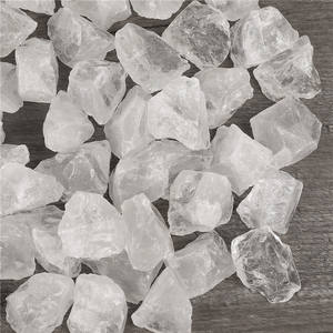 عينة معدنية للبيع بالجملة، حجر علاجي طبيعي خام من الكوارتز الشفاف مقاس 2-4 سم لديكور المنزل - Product Image 4