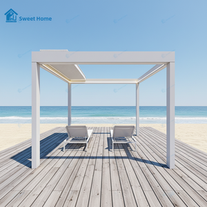 Sweet Home - Nuevo Conector de Metal y Madera <span class=keywords><strong>para</strong></span> Pérgola, Entrega Rápida, Nuevo Estilo, Precio Más Bajo, Pérgola Bioclimática de Aluminio <span class=keywords><strong>para</strong></span> Jardín - Product Image 5