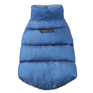 ZHONGYA Gilet en jean rembourré en coton double face coupe-vent très populaire pour chiens <span class=keywords><strong>Yorkshire</strong></span> Terrier, idéal pour l'hiver, pour chiots et animaux de compagnie - Product Image 3