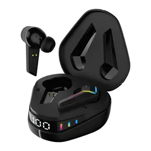 Kingstar Wirless Earphones KINGSTAR Truly Wirless Earbuds Tws Gaming Wireless Bt Headphones TWS RGB Glowing Earphones