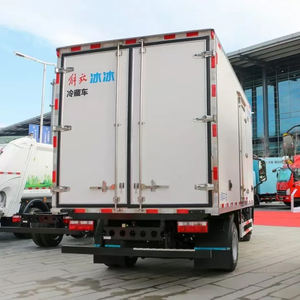 Gran volumen cerrado móvil almacenamiento en frío alimentos congelados productos lácteos transporte de cadena de frío de larga distancia - Product Image 5