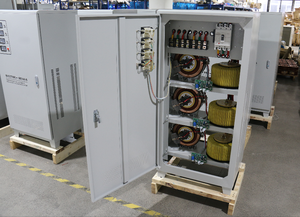 Ba giai đoạn chính xác cao điều chỉnh điện áp SVC-60KVA <span class=keywords><strong>AVR</strong></span> ổn áp điều chỉnh điện áp 280V-430V Bảo vệ điện áp - Product Image 3
