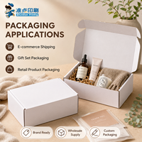 Boîtes en carton recyclables, boîte personnalisée avec finition mate, adaptées aux emballages standard à emporter