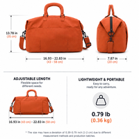 Sac de sport personnalisé avec logo, sac de voyage léger de grande capacité, sac de sport pour la remise en forme, le camping, les voyages d'une nuit, les week-ends