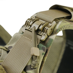 Gilet tactique Vanda Green <span class=keywords><strong>Camo</strong></span> en nylon 1000D, porte-plaques à libération rapide, plaques SAPI/ESAPI, équipement de protection personnel personnalisable - Product Image 4