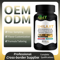 Capsules de Shilajit, Crinière de Lion et Mousse de Mer – Mélange de 3 Superaliments pour la Performance Sportive, le Soutien Cérébral et le Renforcement Immunitaire – Disponible en OEM