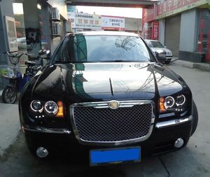 2005-2010 per Chrysler 300C LED dinamico ad angolo sequenziale occhi V1 gruppo di luci di fabbricazione nero alogeno e coda allo xeno - Product Image 5