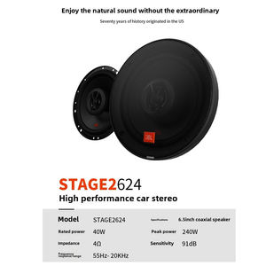 Juego de Modificación de Audio para Automóvil Harman Stage2 624, Altavoz Coaxial de Doble Frecuencia de 6.5\", Woofer de Bobina Simple con <span class=keywords><strong>Bocina</strong></span> de Metal para Honda - Product Image 4