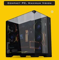 Nuevo Chasis de Torre Compacto O11 VISION Compatible con Placas Base ATX/ E-ATX / ATX / Micro-ATX / Mini-ITX, Caja de PC para Juegos de Torre Completa