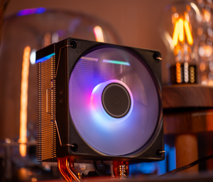 Jungle Leopard KF420E-DGT CPU Air-Cooled Radiator 1700 AM5 ARGB Cooler <b>Fan</b> 4 Copper & Aluminum Heat Pipes LED Fluid Bearing Comp - Product Image 3