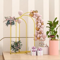 Support d'arche de ballons en métal de style européen BOOHOME populaire, origine Chine, pour décorations de mariage et de fêtes d'anniversaire