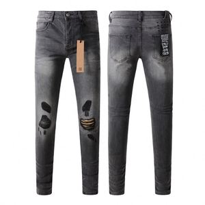 Jeans KSUBI para Hombre, Corte Recto, Ajustado, Estampado Snow Wash, Diseño Urbano, Pantalones de Mezclilla - Product Image 4