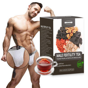 Thé aux cinq trésors pour la santé des reins, 15g*8 sachets de thé, saveur à base de plantes, ginseng brut, emballage en boîte - Product Image 1