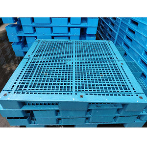 Paleta de Plástico ZY-1414 de 1414 mm, Tipo Red de 9 Patas, de Una Sola Cara, Entrada de 4 Vías, para Envío de Exportación de Telas y Fibras - Product Image 2