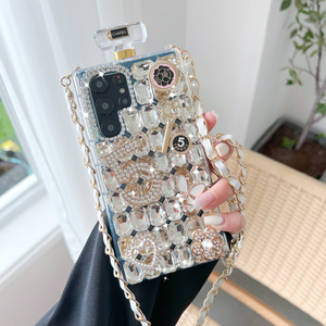 Jmax Sang Trọng <span class=keywords><strong>Bling</strong></span> Kim Cương Nước Hoa Bướm Chai Crossbody Dây Điện Thoại Di Động Trường Hợp Đối Với Samsung <span class=keywords><strong>Galaxy</strong></span> <span class=keywords><strong>S</strong></span> 22 23 Cộng Với Siêu - Product Image 3