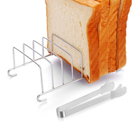Grille à pain pour friteuse à air de type sur pied en acier inoxydable de qualité alimentaire, quatre étages, moderne et simple, non pliable, pour la maison