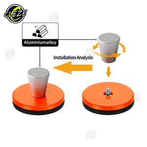 Aimants de maintien pour vinyle CLEZE, poignée courte, poignée en aluminium, localisateur d'aimant pour vinyle, 45 mm - Product Image 5