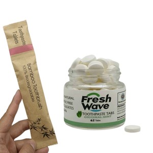 62 comprimés par paquet Dentifrice blanchissant pour les dents avec ingrédients naturels Dentifrice Comprimés pour la maison et le voyage - Product Image 5