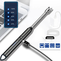 NEW2024 Briquet arc multifonction Briquet plasma simple rechargeable USB Briquet barbecue électrique pour bougie de cuisine