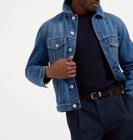 Pull ras du cou en laine premium pour homme, coupe classique, respirant, anti-boulochage, infroissable, uni, 400g, fabriqué à la machine, collection printemps
