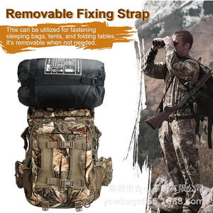 Mochila Táctica de Camuflaje para Viajes al Aire Libre, Bolsa de Almacenamiento Táctica con Forro de Poliéster - Product Image 3