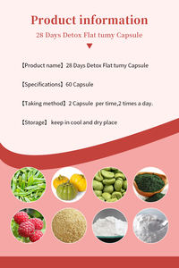 ยาลดไขมันหน้าท้องกระชับสัดส่วน28วัน Adelgazantes pildoras มะรุมดีท็อกซ์หน้าท้องแบน - Product Image 4