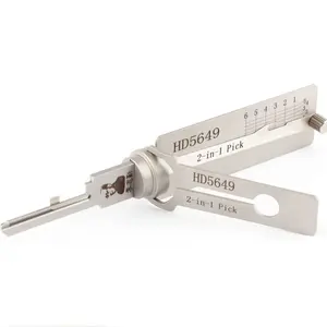 High Quality Stainless Steel Lishi Lockpicks 2in1 Lishi Locksmith Tools