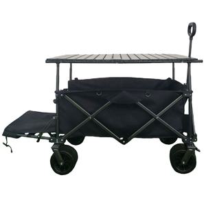 थोक ढहने वाली वैगन उपयोगिता शिविर के साथ टेबल भारी ड्यूटी आउटडोर समुद्र तट वैगन गाड़ी - Product Image 2