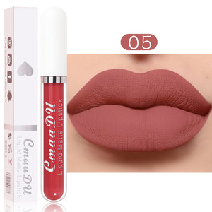 Superventas 18 colores vegano de larga duración impermeable cremoso mate líquido brillo de labios terciopelo lápiz labial - Product Image 6