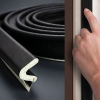 Bande d'étanchéité moderne en mousse de polyuréthane imperméable pour interstice de porte, insonorisante et durable, facile à installer
