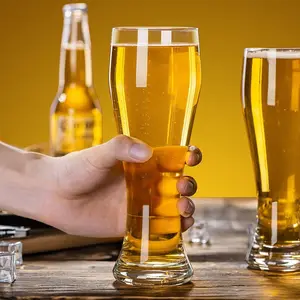 Großhandel Bierglas Tasse Klarglas 20 Unzen benutzer definierte Biergläser