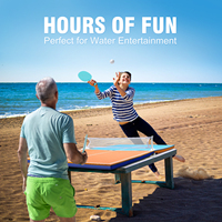 WOOWAVE Ensemble de ping-pong flottant portable en EVA, jeu aquatique pour piscine, jouet pour fête de piscine en plein air