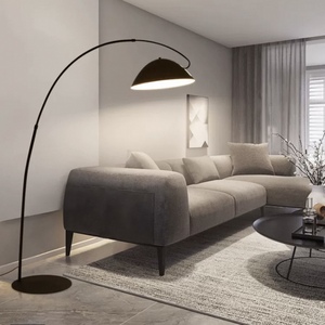Personalised Simple Nordic Vertical Bedroom <strong>Floor</strong> <strong>Lamp</strong> Modern LED Iron Body with Metal <strong>Shade</strong> <strong>for</strong> Hotels - Product Image 5